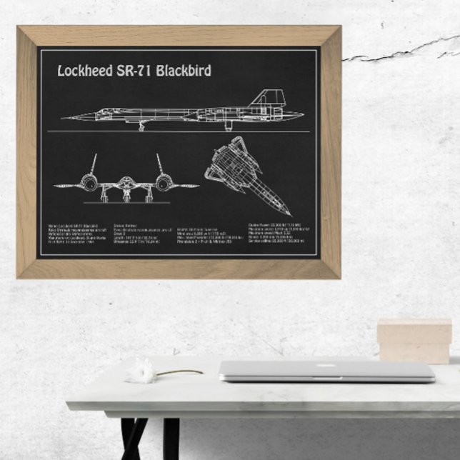 Foto SR-71 Blackbird - Planos de bordo PD (Criador carregado)