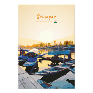 Foto Srinagar, Índia - Barcos Shikara do Lago Dal