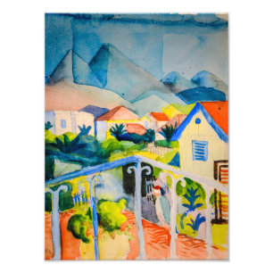 Foto St Germain perto de Tunis   Auguste Macke  