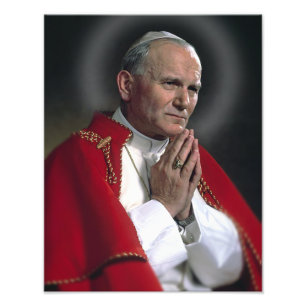 FOTO ST JOHN PAUL NA ORAÇÃO