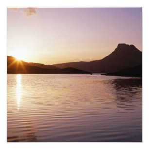 Foto Stac Pollaidh sunset Scotland