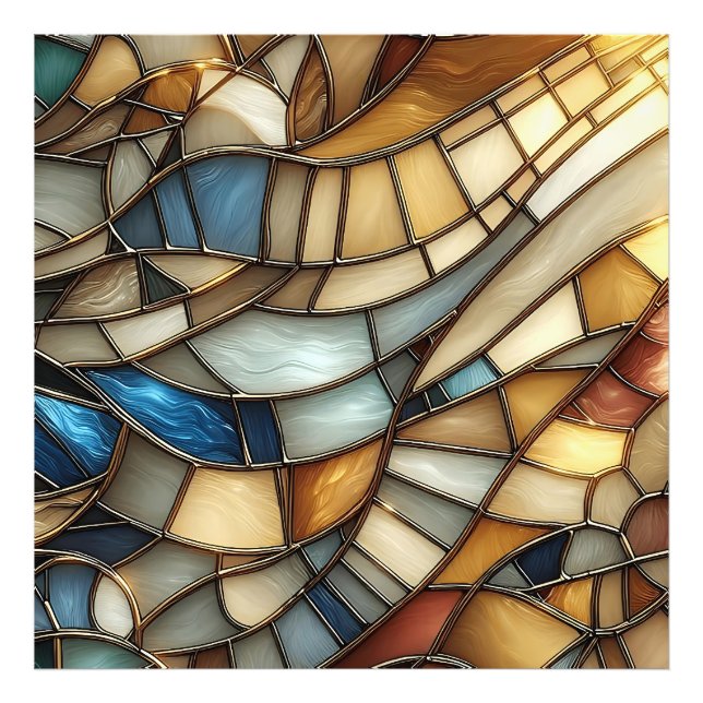 Foto Stained Glass Waves (Frente)