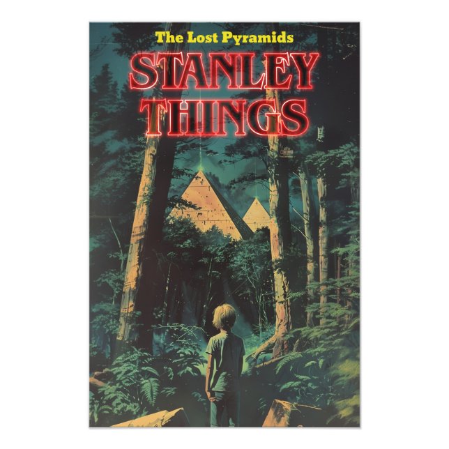 Foto Stanley Things | Pirâmides Perdidas | Cobrir retro (Frente)