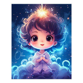 Foto Starry Little Princess Nighttime Girly Personalize