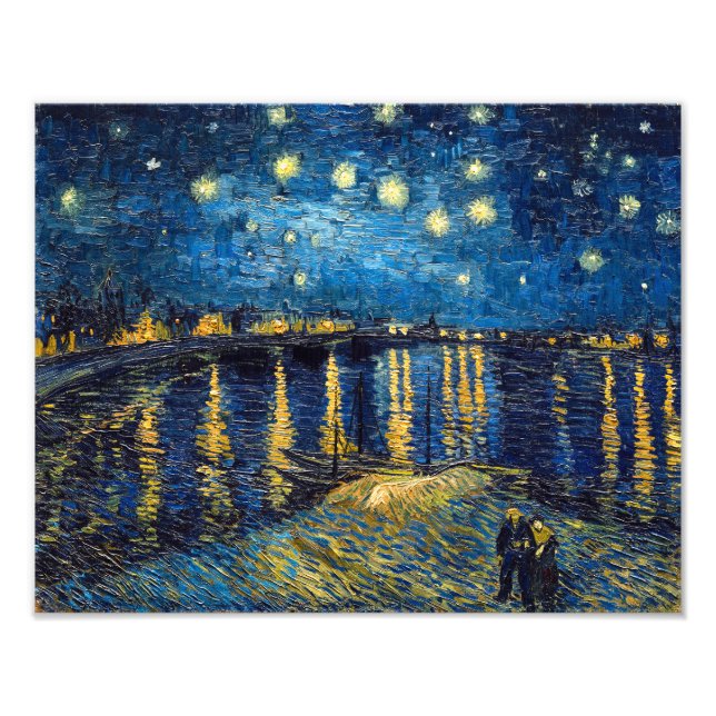 Foto Starry Night no Rhone | Van Gogh | (Frente)