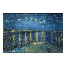 Foto Starry Night Over the Rhone, por Vincent van Gogh