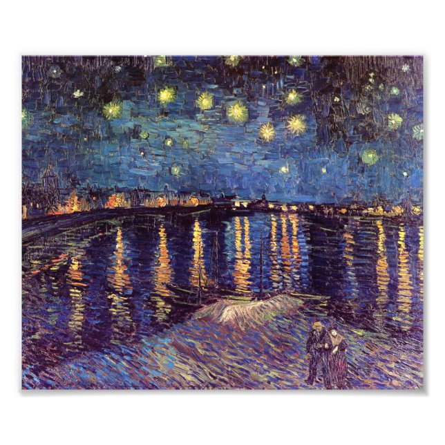 Foto Starry Night Over the Rhone - Van Gogh (Frente)
