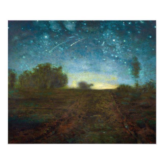 Foto Starry Night por Jean-Francois Millet (Frente)