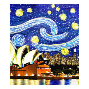 Foto Starry Night Sydney Austrália - Ópera