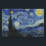 Foto Starry Night Van Gogh<br><div class="desc">O óleo de pintura da Noite Estrelada na canvas de Vincent van Gogh,  1889. Atualmente localizado no Museu de Arte Moderna.</div>
