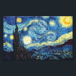 Foto Starry Night - Van Gogh<br><div class="desc">Uma das pinturas mais famosas de Vincent Van Gogh. Starry Nigh é uma maravilhosa obra-prima que vai ajustado apenas excelente em sua casa ou no seu escritório.</div>