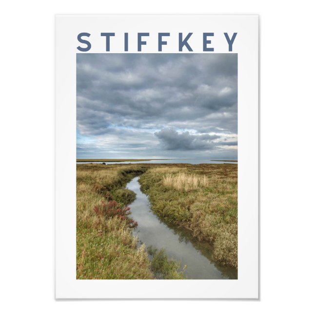 Foto Stiffkey Coastal Marsh Landscape Poster (Frente)