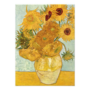 Foto Stilleben mit 12 Sonnenblumen de Vincent van Gogh