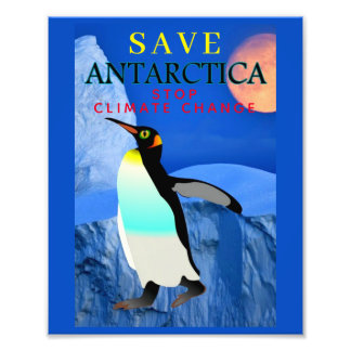 Foto Stop Climate Change Global Warming Emperor Penguin