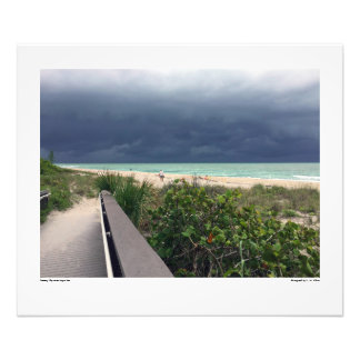 Foto Stormy Sky sobre o Mar de Aqua