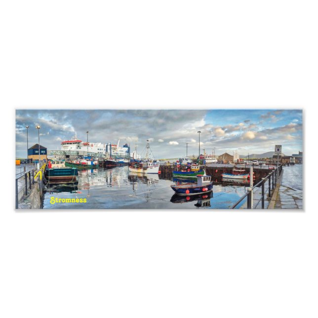 Foto Stromness harbor Orkney Scotland (Frente)