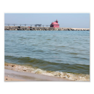 Foto Sturgeon Bay Pier Head Lighthouse Impressão