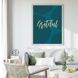 Foto Stylish Abstract Grateful Gratitude Motivational