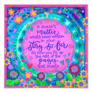 Foto "Sua história" Impressão de inspirividade