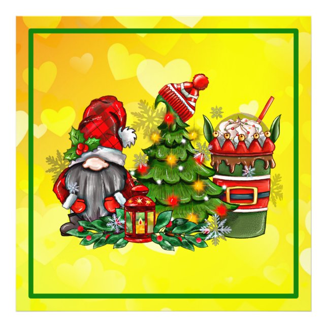 Foto Sublimação de Natal com Gnome-60456 (Frente)