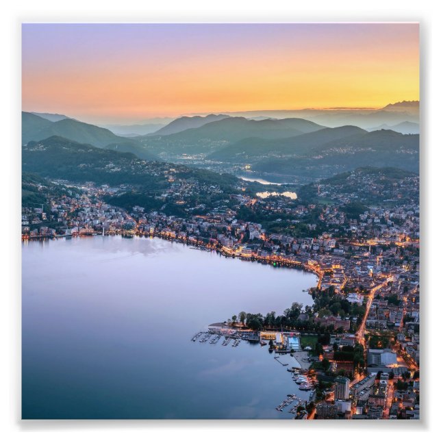 Foto Suiça de Lugano (Frente)