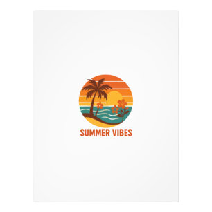 Foto Summer Vibes - Design brilhante, tropical e divert