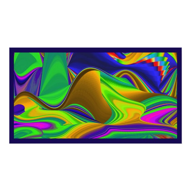 Foto Summerrainbow, Abstrato 3D Rainbowart (Frente)