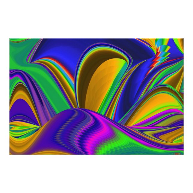 Foto Summerrainbow, Abstrato 3D Rainbowart (Frente)