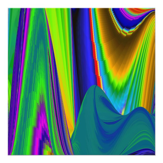 Foto Summerrainbow, Abstrato 3D Rainbowart (Frente)