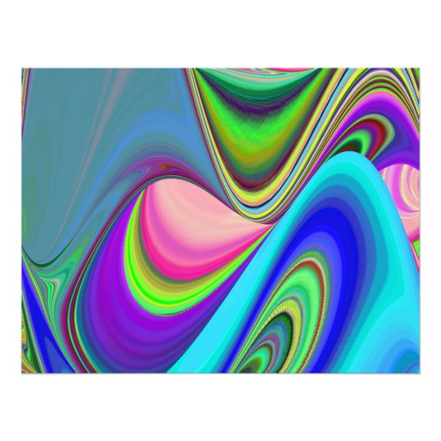 Foto Summersense, Abstrato 3D Rainbowart (Frente)