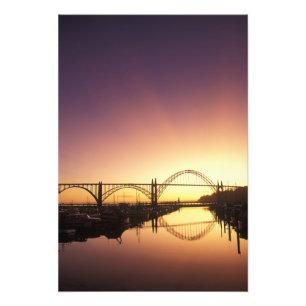 Foto Sun na ponte Newport, Oregon