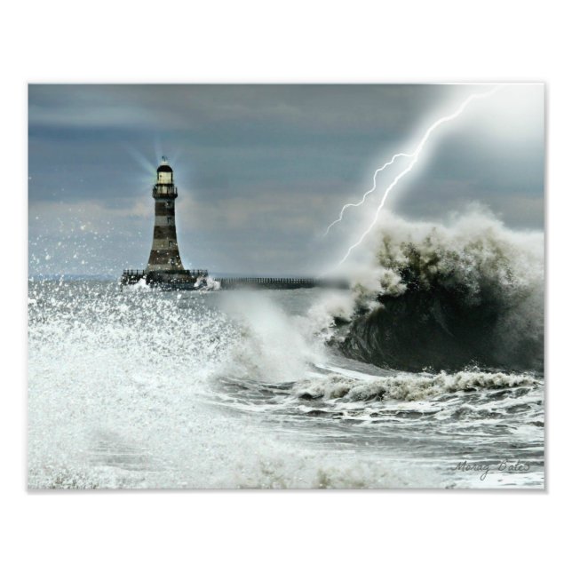 Foto Sunderland - Cais de Roker e Farol (Frente)