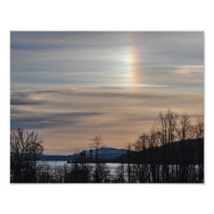 Foto Sundog Sobre O Hudson