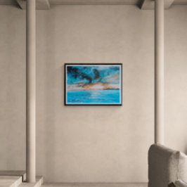 Foto Sunrise Landscape Painting