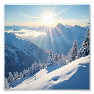 Foto Sunrise sobre as montanhas da América