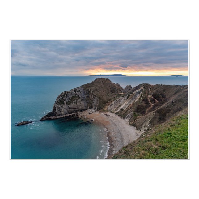 Foto Sunset at Jurrasic Coast, England, UK (Frente)