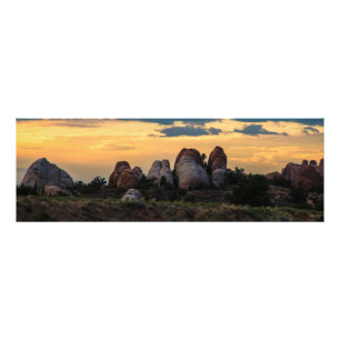 Foto Sunset atrás de "As Multas" no Parque Nacional de