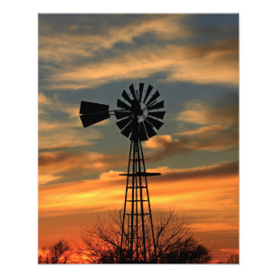 Foto Sunset colorido do Kansas no Natal de 2021 com nuv