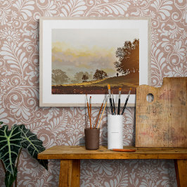 Foto Sunset de outono de ouro em Bradgate