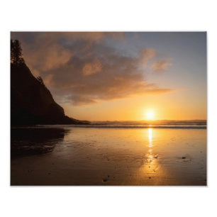 Foto Sunset na costa do Oregon