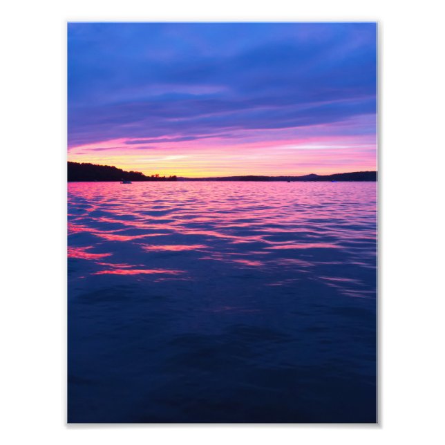 Foto Sunset no Lago Seneca, Ohio (Frente)