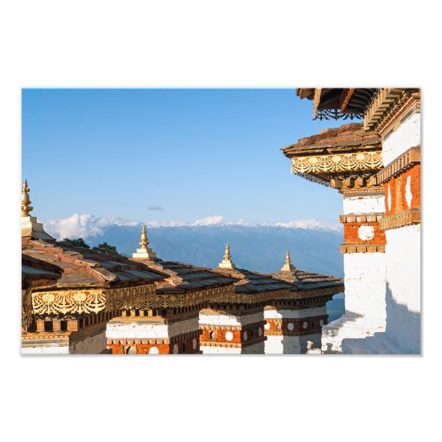 Foto Sunset on Dochula Pass - Butão, Himalaya (Frente)