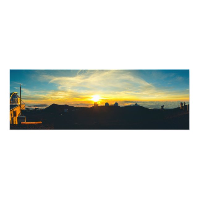 Foto Sunset sobre as nuvens (Frente)