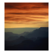 Sunset sobre o Blues do Grand Canyon