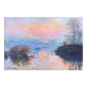 Foto Sunset sobre o Seine Claude Monet