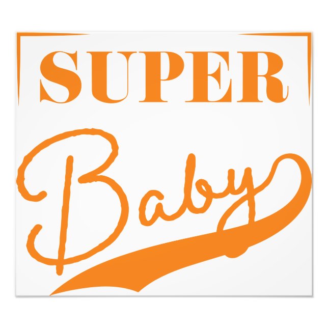 Foto Super Bebê (Frente)