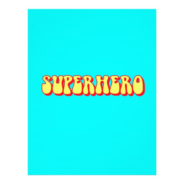 Foto Super-herói Retro (Frente)