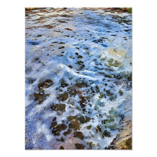 Foto Superfície Fluvial Tranquila com Abstração Artísti