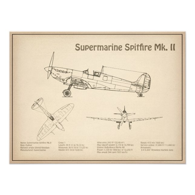 Foto Supermarinha - Avião Blueprint SD (Frente)