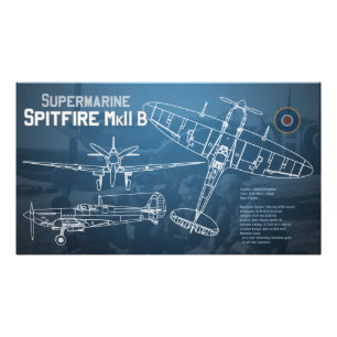 Foto Supermarinho Spitfire MK II Blueprint